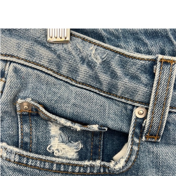 Derek Lam “ Mila” Mid- Rise Girlfriend Denim Blue Jeans - Picture 3 of 9